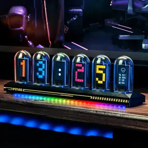 ChronoDesk IPS: The Programmable Retro-Futuristic Nixie Clock