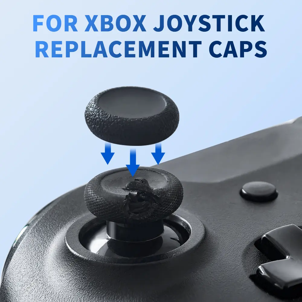 Replacement Thumbstick Mushroom Head for Xbox One Series S/x Controller, Wear-Resistant Repair Parts, Durable Gaming Accessory, Game Console Accessories