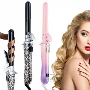 Automatic Rotating Hair Curler, 1 Set Electric Hair Curler with LED Display, Hair Styling Tool for Home & Salon Use, Hair Curling Iron