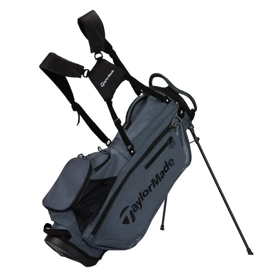 Taylormade Pro Golf Stand Bag, Lightweight Walking Model with 8-Way Top Organizer and 6 Pockets, Golf Supply, Hand Grab Handle, Full Zip Valuables Pocket, 365 Zip-Off Ball Pocket