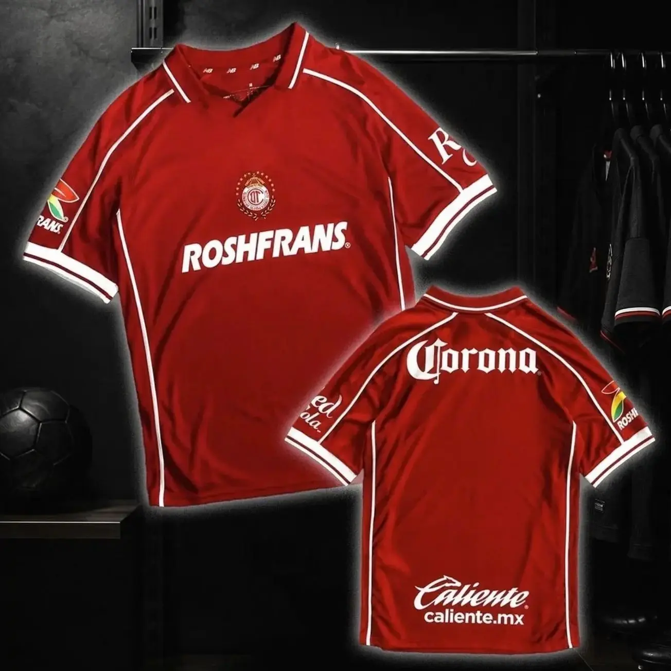 Trendy Men's Sport Activewear Red Toluca Soccer Jersey 26/27, Home Football Shirt, Game Day Sports Top, Soccer Fan Jersey for Men Women