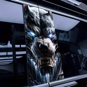 Cartoon Animal Pattern Car Sticker, Car B-pillar Sticker, Car Exterior Decorative Sticker, Universal Car Decals for All Cars, Truck Decals