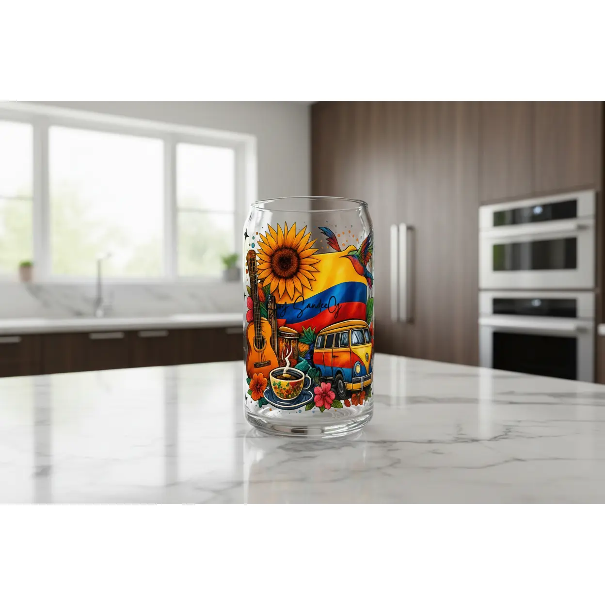 Colombia Cutie - UVDTF Wrap for cups/hard surfaces sticker