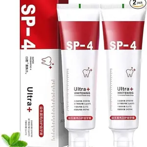 2 PCS Sp-4 Probiotics Whitening Toothpaste, Fresh Breath, Stain Removing Toothpaste for Teeth Color Correcting