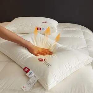 Luxury Hotel Series Down Alternative Pillow, Ultra-Soft Hypoallergenic Bed Pillow for Side Sleepers, 48x74 Cm, Single or Twin Pack Options