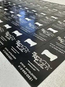 CUSTOM Bottle Opener Business Cards