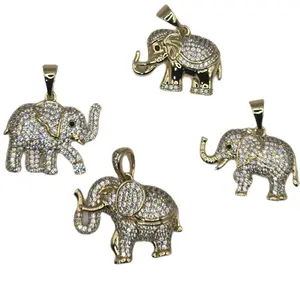 Colgante de Elefante Charm - Sparkling Elephant Pendant with Detailed Design and Hanging Feature