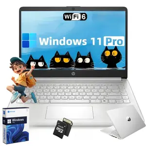 HP 14" Laptop Student Business Computer - 2026 New Version, Intel N150 Processor, Windows 11 Pro,  Copilot Al,  up to 32GB RAM 384GB Storage (128GB UFS+256GB MSD),Multiple colors,w/Accessories