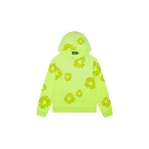 Mono Cotton Wreath Hoodie "Neon Green" DT110