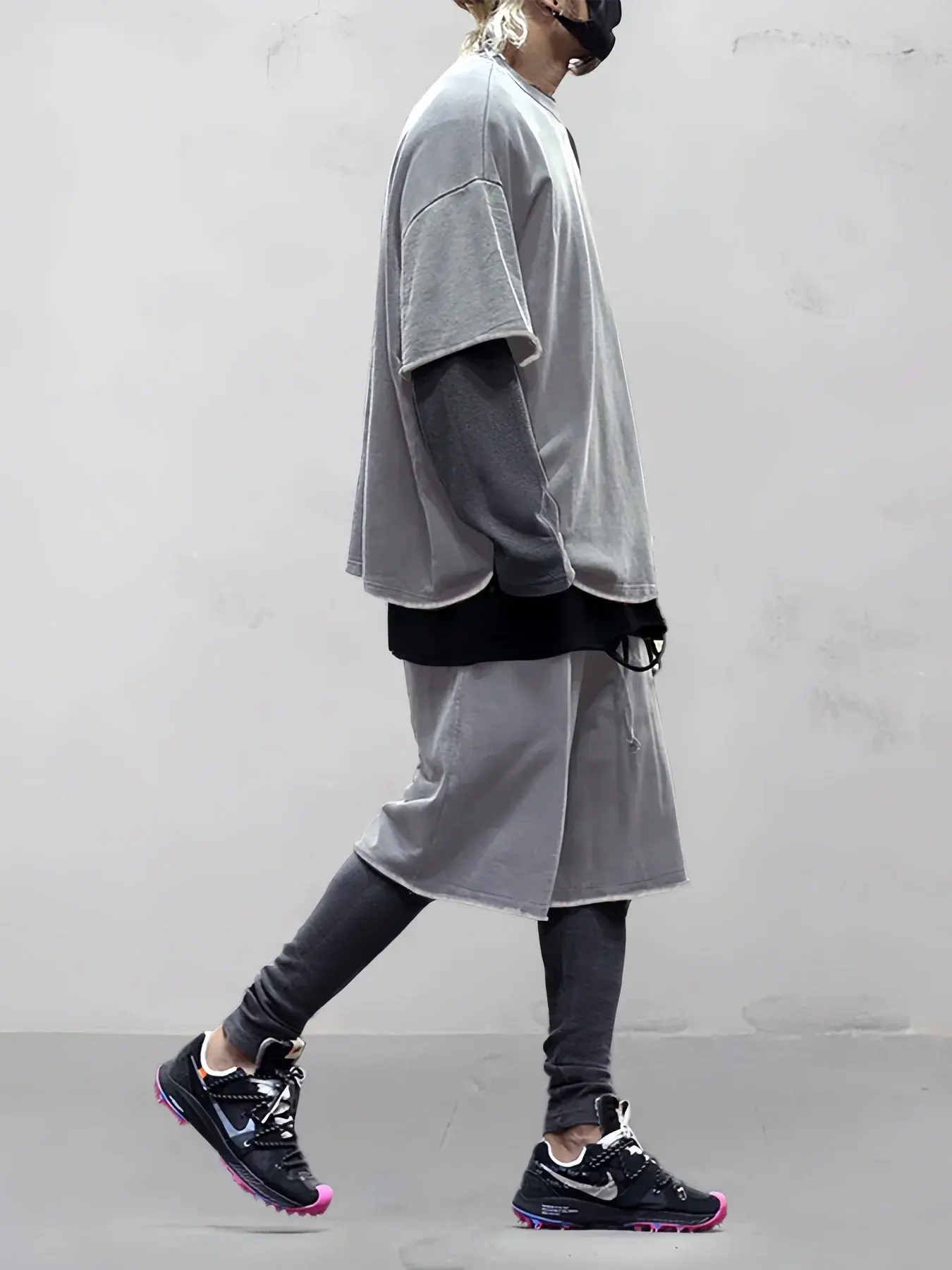 COOFANDY Casual Loose Fit Solid Sports Sets Sweat Suit Textured Sweatsuit