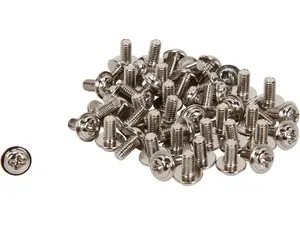StarTech.com SCREWM3 PC Mounting Computer Screws M3 x 1/4in Long Standoff - 50 Pack