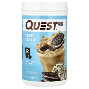 Quest Nutrition Protein Powder, Cookies & Cream, 1.6 lb (726 g)