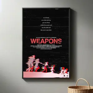 Weapons Movie Poster | High Quality Canvas Print I 2025 Movie Poster | Modern Room Decorative Arts | Popular Film Gift
