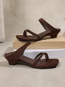 Women's Silver Color Asymmetrical Heel Sandals, Summer Open Toe Square Toe Slippers, Fashionable European Style Footwear, Heeled Sandals