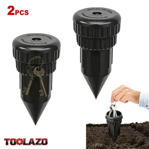 Never Get Locked Out Again – 2-Pack Hide-A-Key Sprinkler Head | Simulated Key & Cash Stash for Outdoor Use | Waterproof, Rustproof & Underground Secret Storage | Durable PETG Material | Fits Gardens, Lawns & Courtyards | Mother's Day Gift