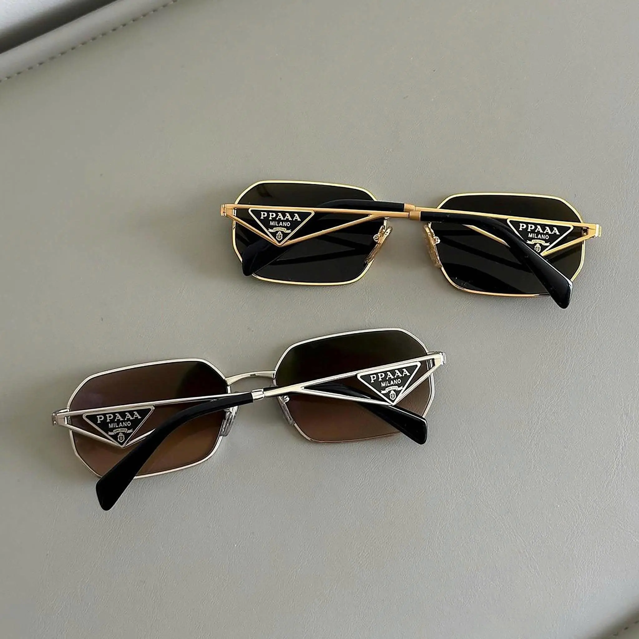 New 2026 Chunky Square Sunglasses for Women & Men – Retro Thick Frame UV Protection Street Style Shades