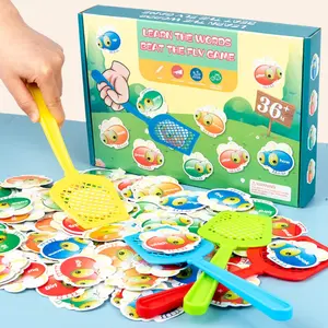 Sight Word Game, 96pcs/box Educational Toy, Spelling Reading Game, Sight Words Learning Toy, Fine Motor Skills Gifts for Boys & Girls