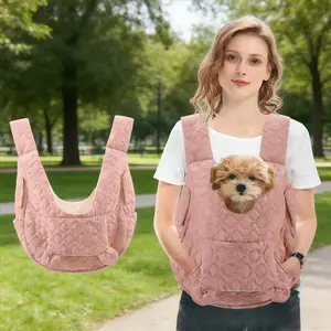 Adjustable front-facing pet travel backpack with removable bottom safety device, suitable for cats, dogs, and rabbits. Ideal for travel, camping, and hiking.