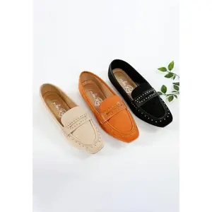 Lumina Penny Strap Studded Loafers