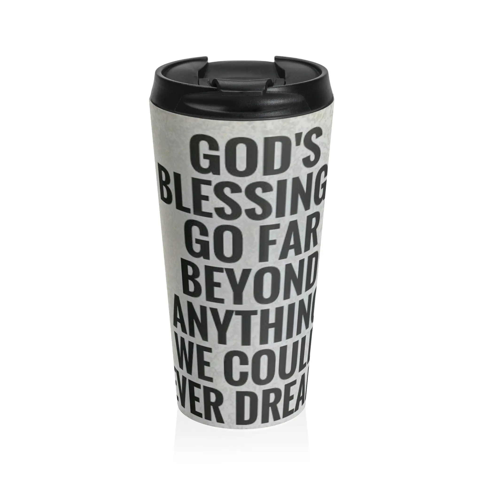 God Bless Stainless Steel Travel Mug
