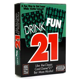 Drinking Fun 21 Card Game, Perfect for Adult Parties, Couples, and Family Entertainment, Great Valentine's Day or Christmas Gift