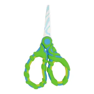 Westcott Vibez 5" Pointed Scissors, Assorted Colors, for Kids Ages 6+, for School and Craft Projects (67964)