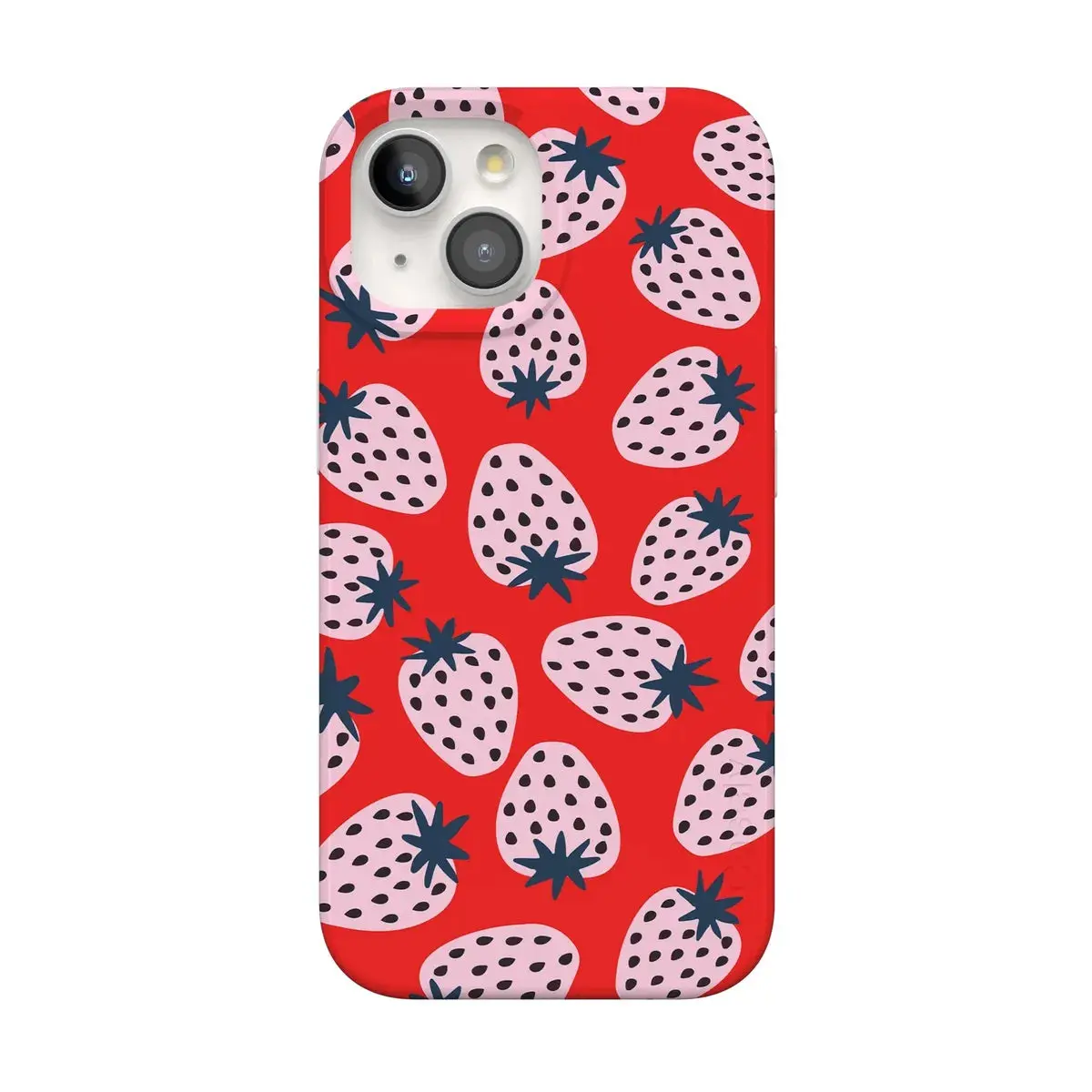 Casely iPhone 15 Case | I'd Pick You | Red Strawberry | Compatible with MagSafe | Classic Ultra Thin Design