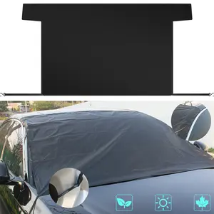 Universal Car Windshield Sun Shade With hooks,Heat Protective for Car Interior, Cool Sun Blocker,Car Exterior Accessories