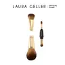 Laura Geller Geller To-Go 4-in-1 Travel Makeup Brush with Interchangeable Heads for Baked Cream and Liquid Products