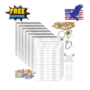 2000PCS Price Tags Labels Stickers Jewelry, White Blank (Ballpoint Pen Writing)