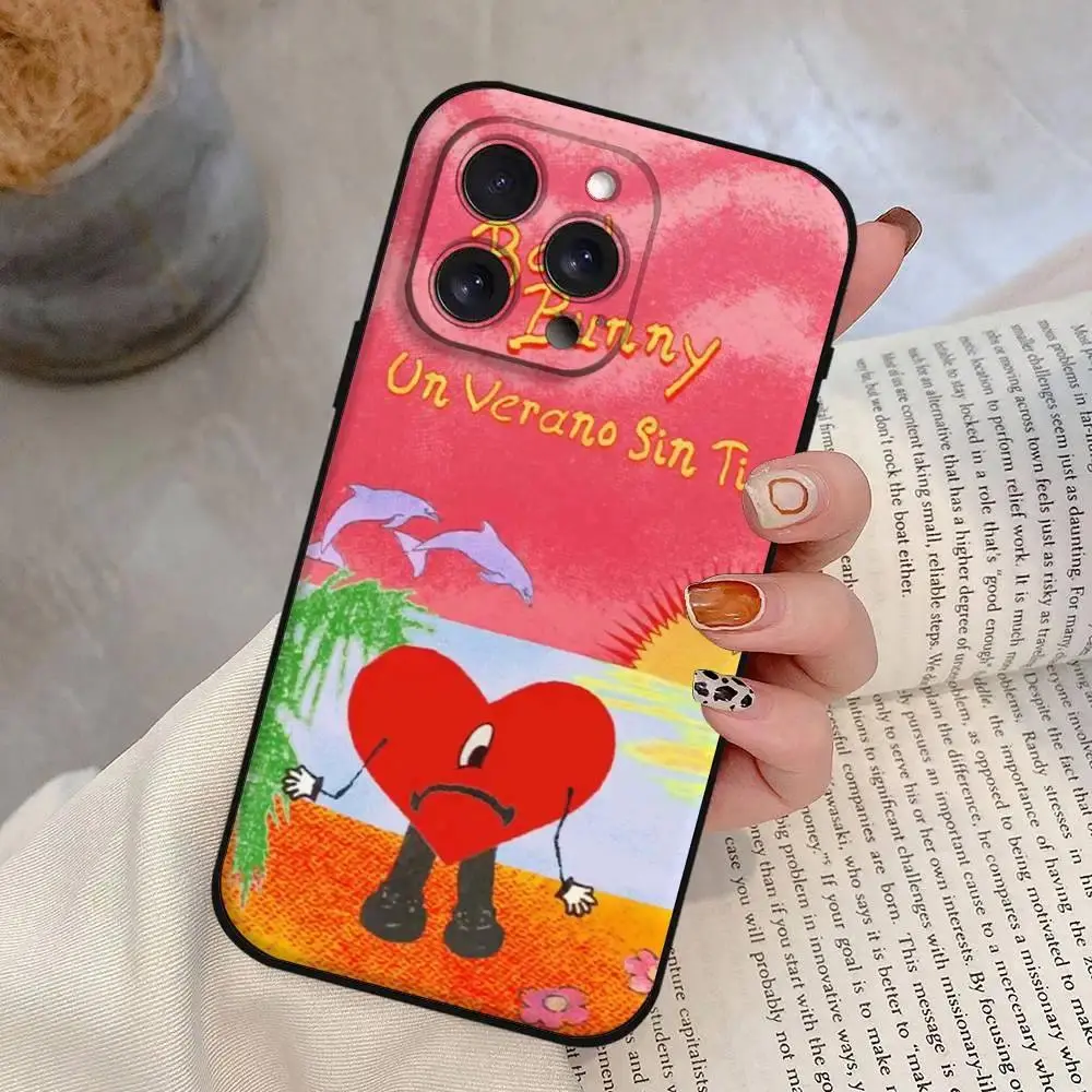 Hip-hop style phone case, compatible with iPhone 17/16/15/14/13/12/11 Plus/Pro/Max/XR/XS/X/7/8 Plus/Mini, black silicone soft case., Cover, Accessories, Smartphone, Cellphone,summerwins