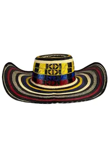 COLOMBIAN VUELTIAO HAT FLAG