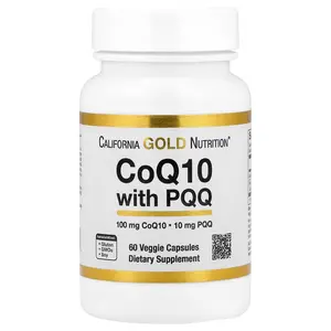 California Gold Nutrition CoQ10 with PQQ, 60 Veggie Capsules