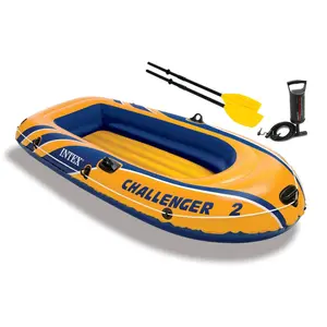 Intex Challenger 2 Inflatable Boat Set With Pump And Oars | 68367EP Intex Challenger 2 Inflatable Boat Set With Pump And Oars | 68367EP