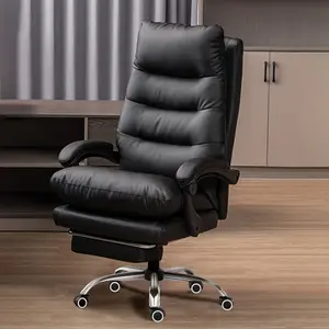 【Black Friday】Office Chair, Big and Tall Office Desk Chair, Ergonomic Office Chair，PU Leather Computer Chairs, Executive Office Chair with Foot Rest