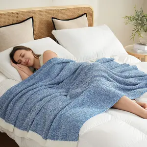 Beneasy Knitted Blanket - Super Soft, Cozy, and Warm Throw Blanket for Sofa, Bed, and Room Decor All Seasons Use throw blanket