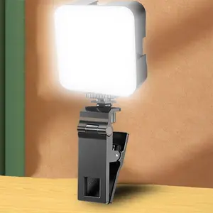 Portable Selfie Light Clip, Clip-on Smartphone Selfie Fill Light with Tripod, Universal Selfie LED Light Clip for Camera, Cellphone, Laptop & Tablet, Selfie Accessories, Electronic gadgets, Selfie Panel Light(Batteries need to be purchased separately)