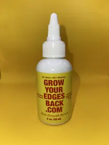 Grow Your Edges Back Hair Growth Serum 2oz - BPA Free, Alcohol Free, Oil for Enhanced Hair Volume & Natural Hair Care - Haircare Comfort, 4c, textured hair, black women