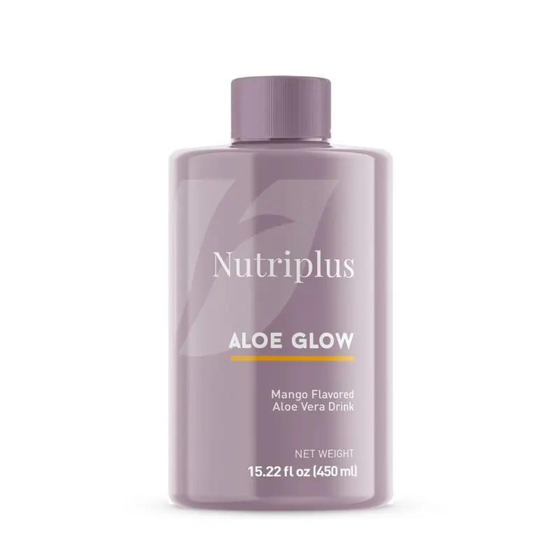 Farmasi Nutriplus Aloe Glow Mango Drink - Plant-Based Dietary Supplement, Natural Digestive Aid for Healthy Digestion & Skin Radiance, 15.22 oz (450ml) Beauty Wellness Support Edible