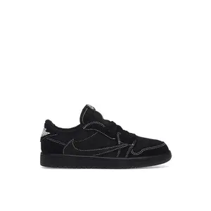 Jordan Kid's 1 Retro Low OG SP Travis Scott Black Phantom Basketball Shoes, from StockX