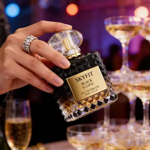 BUY 1 GET 10ML MINI FREE | Skyfit Black Eclipse Party Perfume for Women 100ml EDP – Bold Vanilla Coffee Gourmand, Dark & Sensual Scent, Long-Lasting Party Vibes