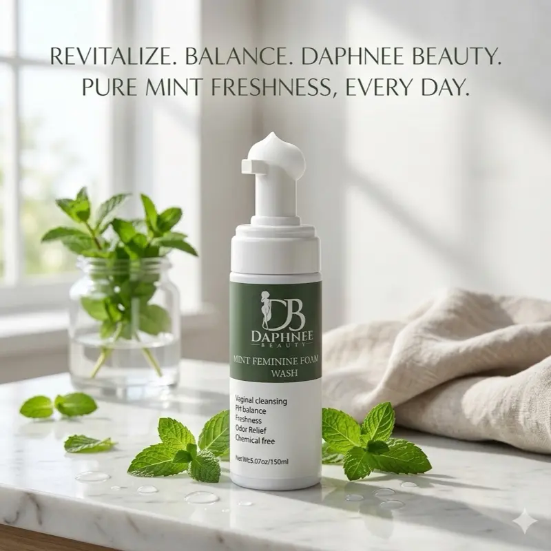 Daphnee Feminine Intimate Wash, Cleansing Antibacterial Liquid, Single Item Personal Care Product