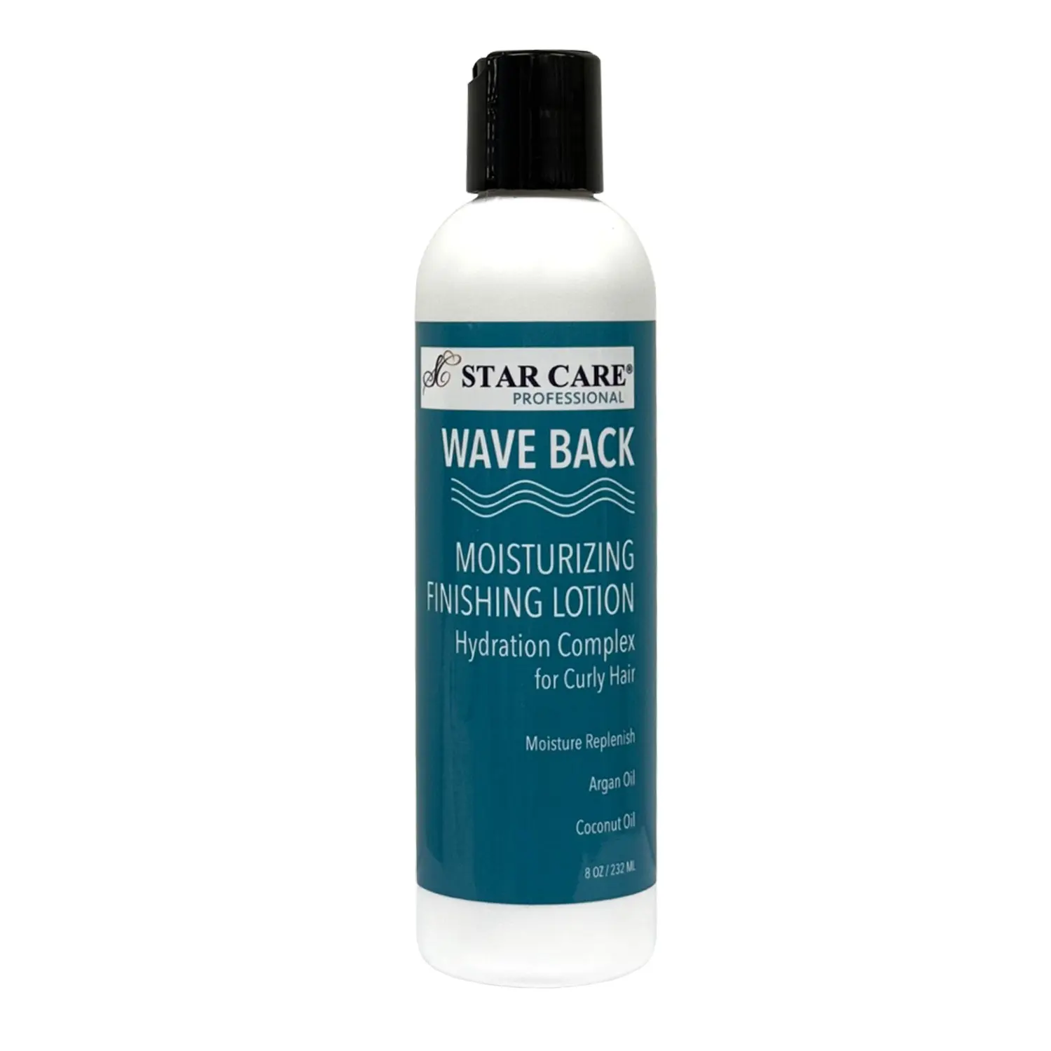 Star Care Wave Back Finishing Lotion, Hydrating Haircare for Defined Wavy & Curly Hair, Smooth Finish Moisturizer, 8 oz, Shiny Hair, Textured