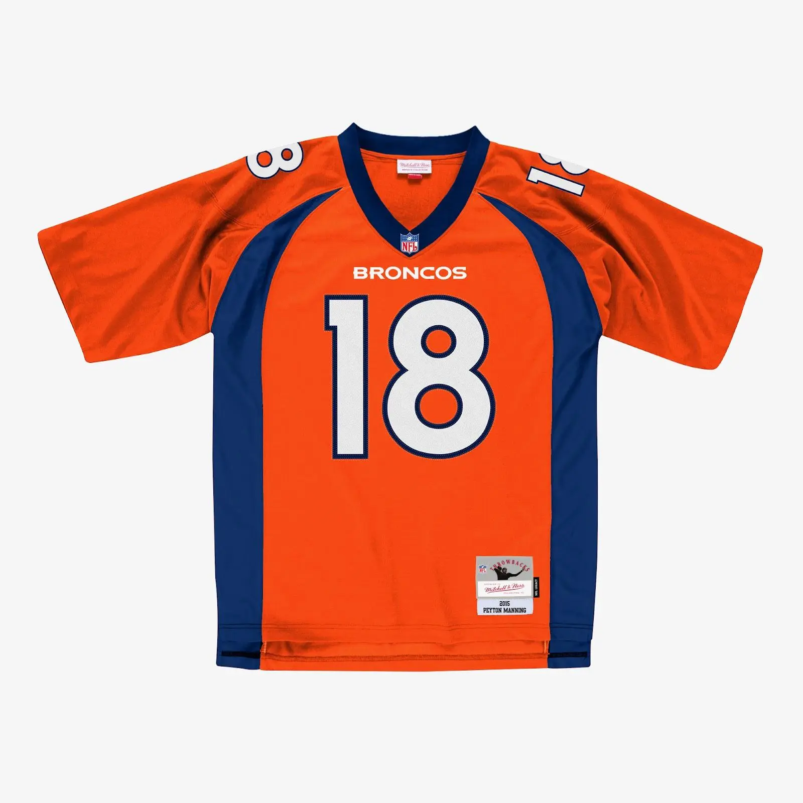 Peyton Manning Denver Broncos Orange 2015 Legacy Jersey NFL Throwback Mitchell & Ness