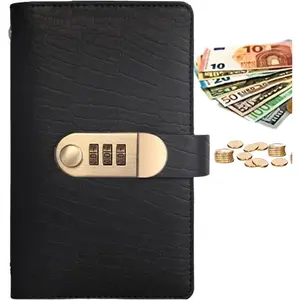 Money Saving Book - Cash Saving Journal with Combination Lock, Protect Privacy, Organize Finances for Beginners, Students, Plan Savings and Track Progress,100-Page Budget Planner, Financial Journal, Budgeting Tool, Personal Organiser, Vintage Style