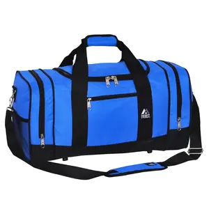 212 MAIN Everest 25 in. Durable 600 Denier Polyester Sporty Duffel Gear Bag with Pad, Clamshell Top, Ideal for Gym, Training