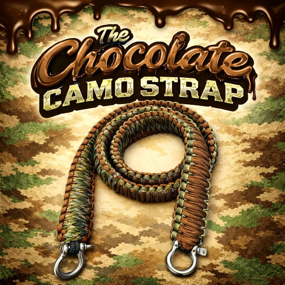 THE CHOCOLATE CAMO PARACORD STRAP THE CHOCOLATE CAMO PARACORD STRAP