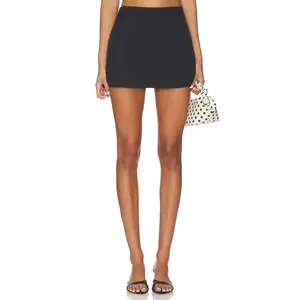 MORE TO COME Monica Mini Skirt in Black
