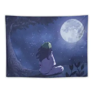 Flag Billies Music Album Poster Tapestry Wall Hanging for Bedroom Living Room Dormitory Home DecorGT-Billies (25) Starry Sky Pattern