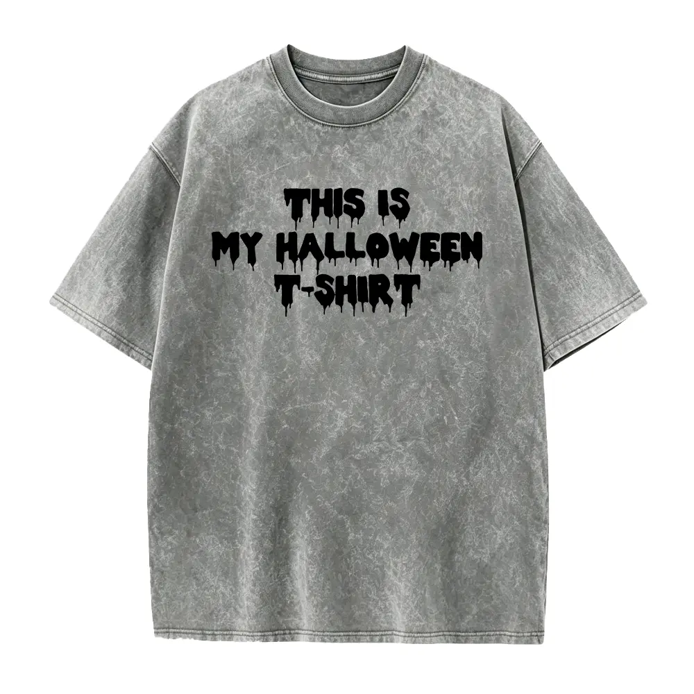 Zombie Text Custom Halloween Shirt, Custom Halloween T-Shirt, Blood Effect Custom Shirt, Your Design Here Halloween Shirt, Halloween T-Shirt